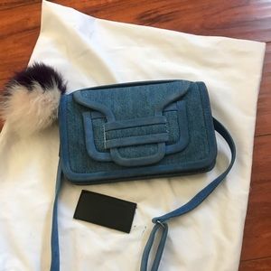 Pierre Hardy Mini Crossbody bag in Denim